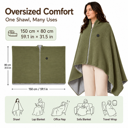CozyHug™ – Heated Poncho